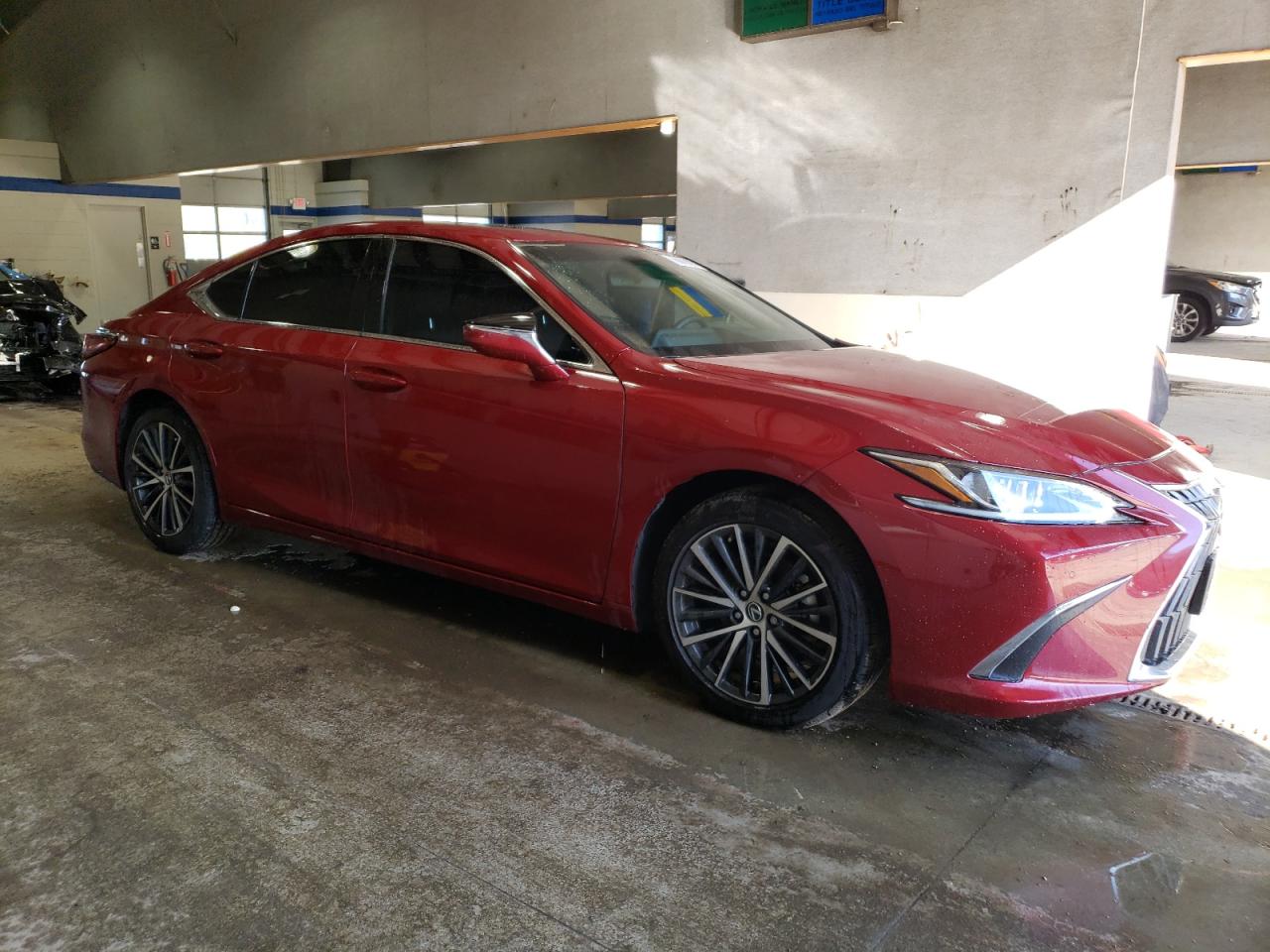 2023 Lexus ES VIN 58ADZ1B18PU159438 Copart auction photo, side / front end damage thumbnail 4