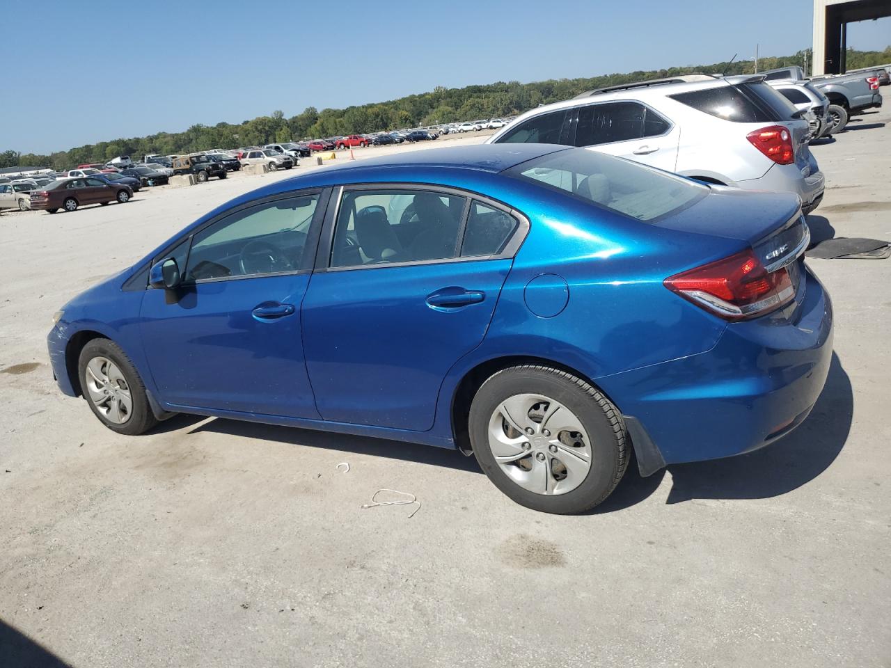 2013 Honda Civic VIN 19XFB2F53DE034840 Copart auction photo, front end damage thumbnail 2