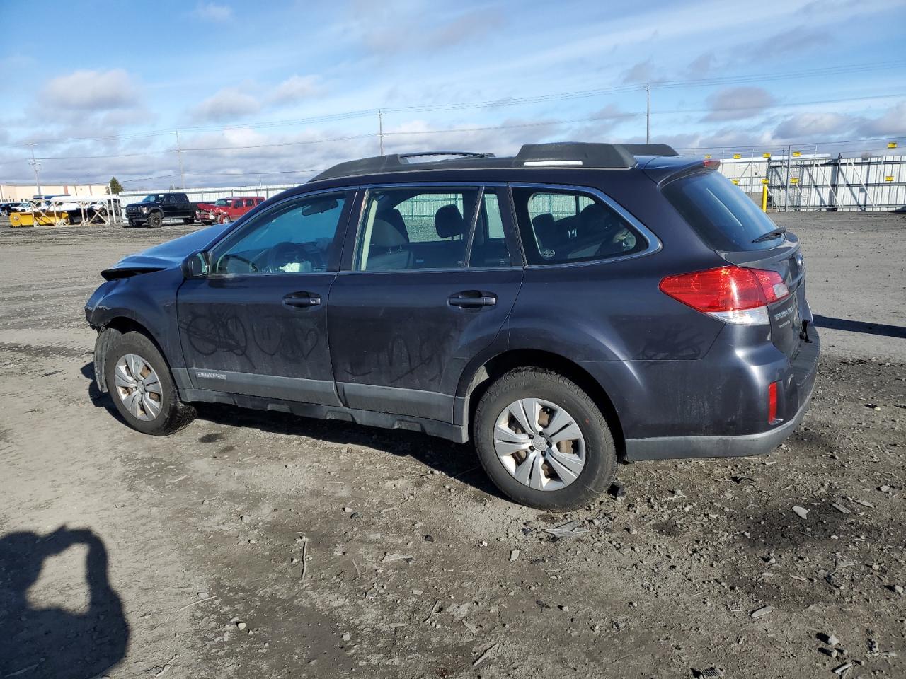 2011 Subaru Outback VIN 4S4BRBAC0B1313691 Copart auction photo, front end / side damage thumbnail 2