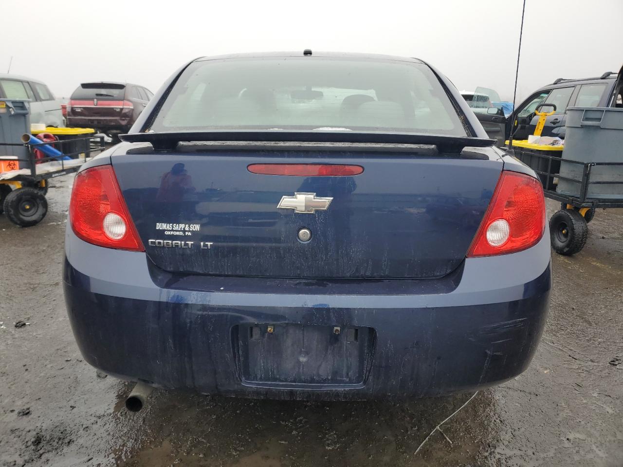 2008 Chevrolet Cobalt VIN 1G1AL58F087193621 Copart auction photo, side damage thumbnail 6