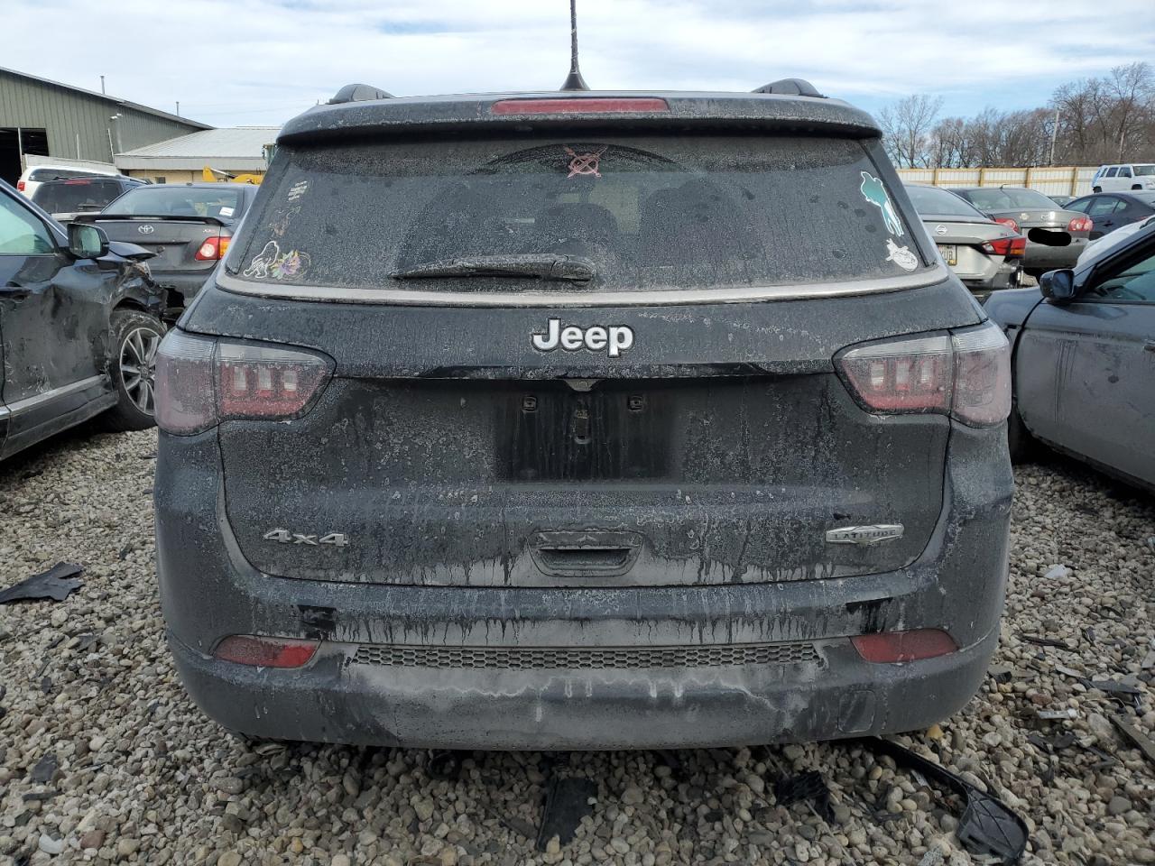 2021 Jeep Compass VIN 3C4NJDBB1MT504607 Copart auction photo, front end damage thumbnail 6