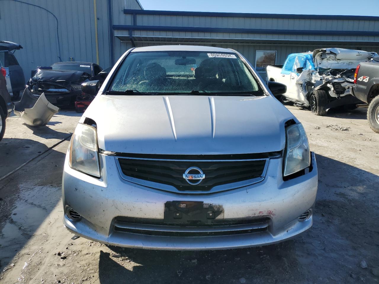 2011 Nissan Sentra VIN 3N1AB6AP1BL639364 Copart auction photo, front end / rear end damage thumbnail 5
