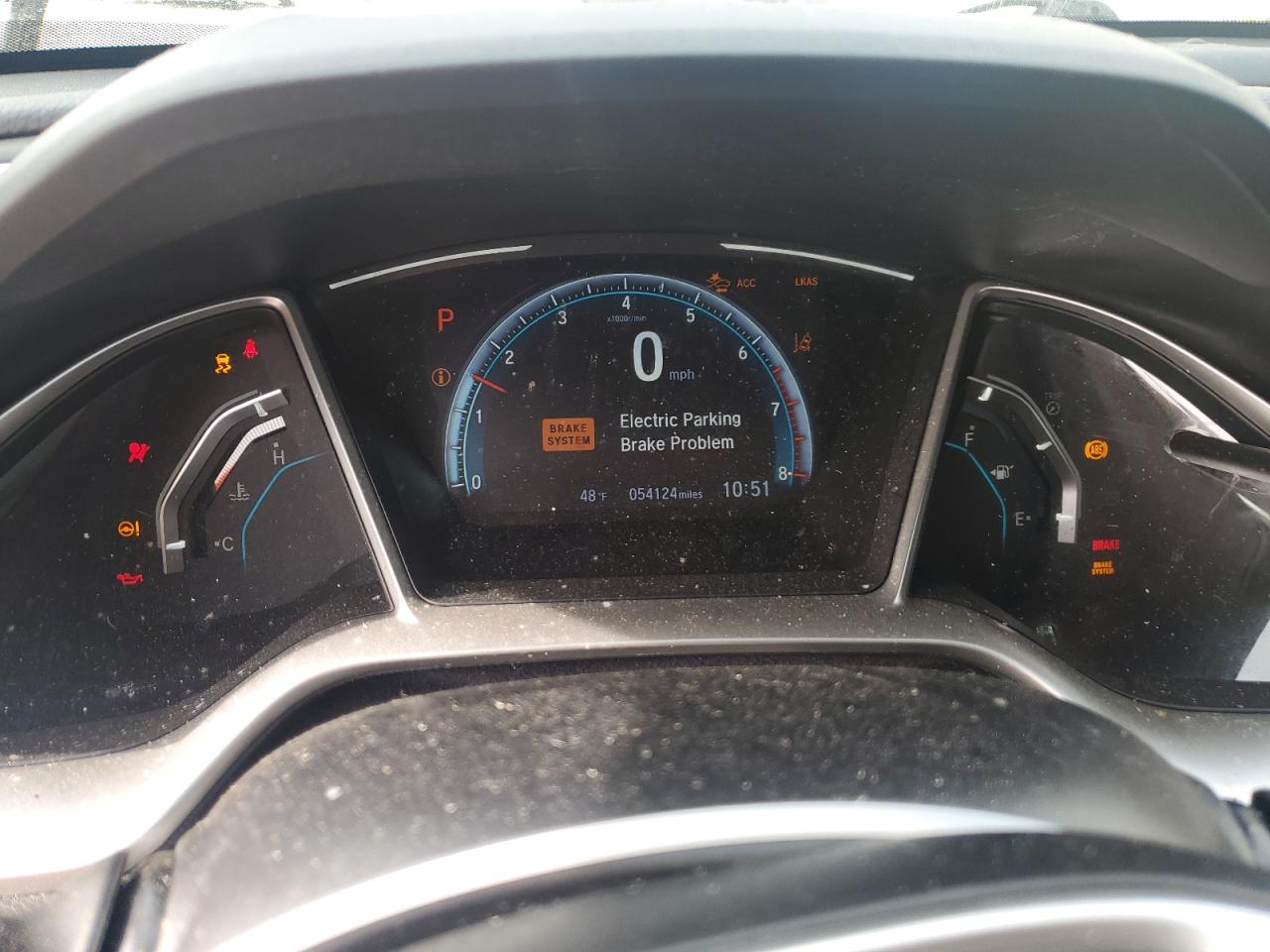 2019 Honda Civic VIN 2HGFC1F76KH650902 Copart auction photo, all over damage thumbnail 9