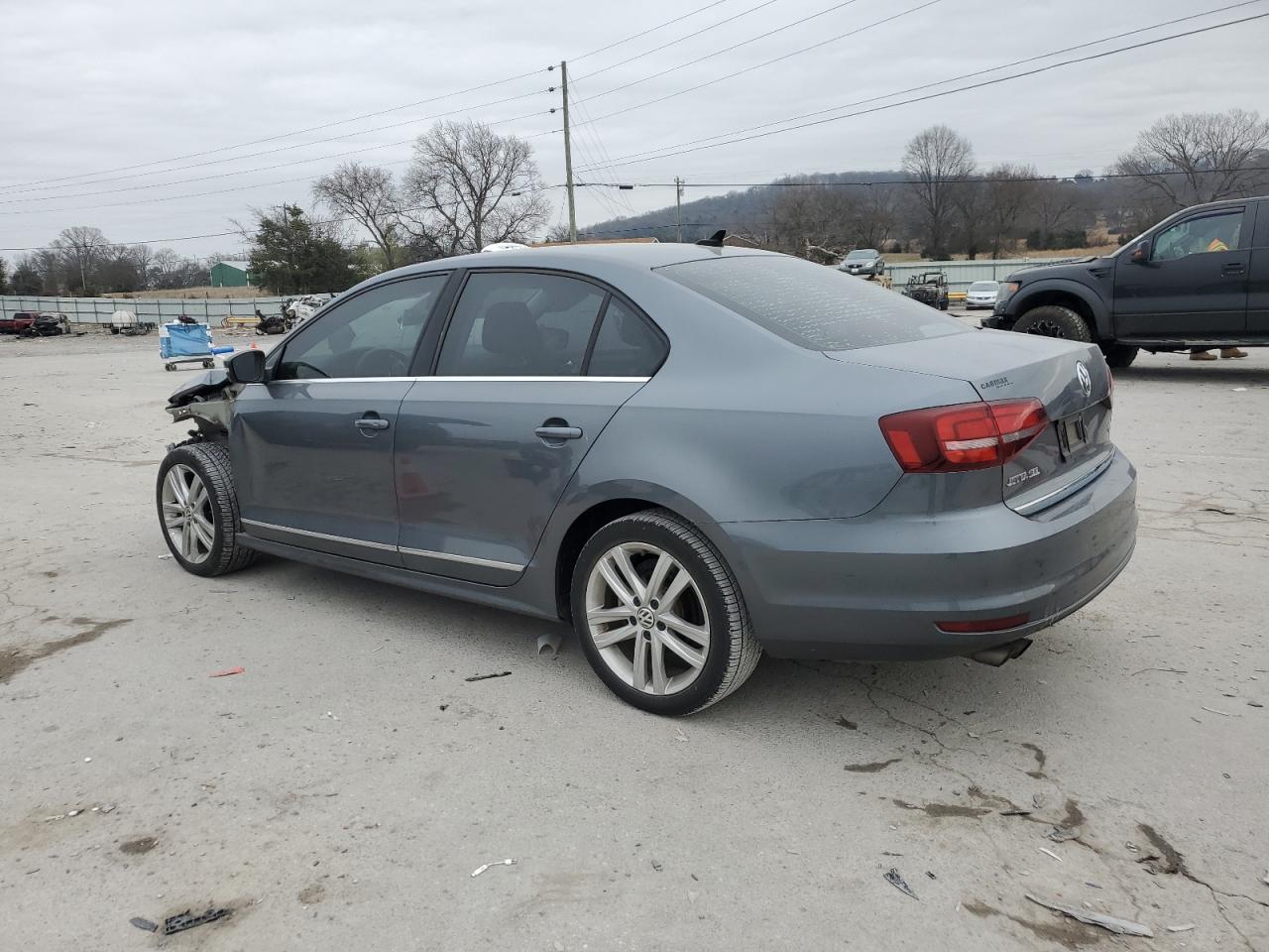 2017 Volkswagen Jetta VIN 3VWL17AJXHM266450 Copart auction photo, side damage thumbnail 2
