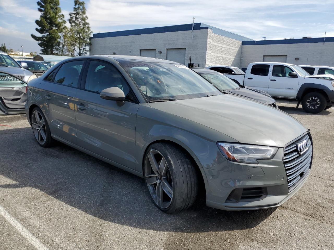 2020 Audi A3 VIN WAUCUGFF7LA004984 Copart auction photo, undercarriage / side damage thumbnail 4