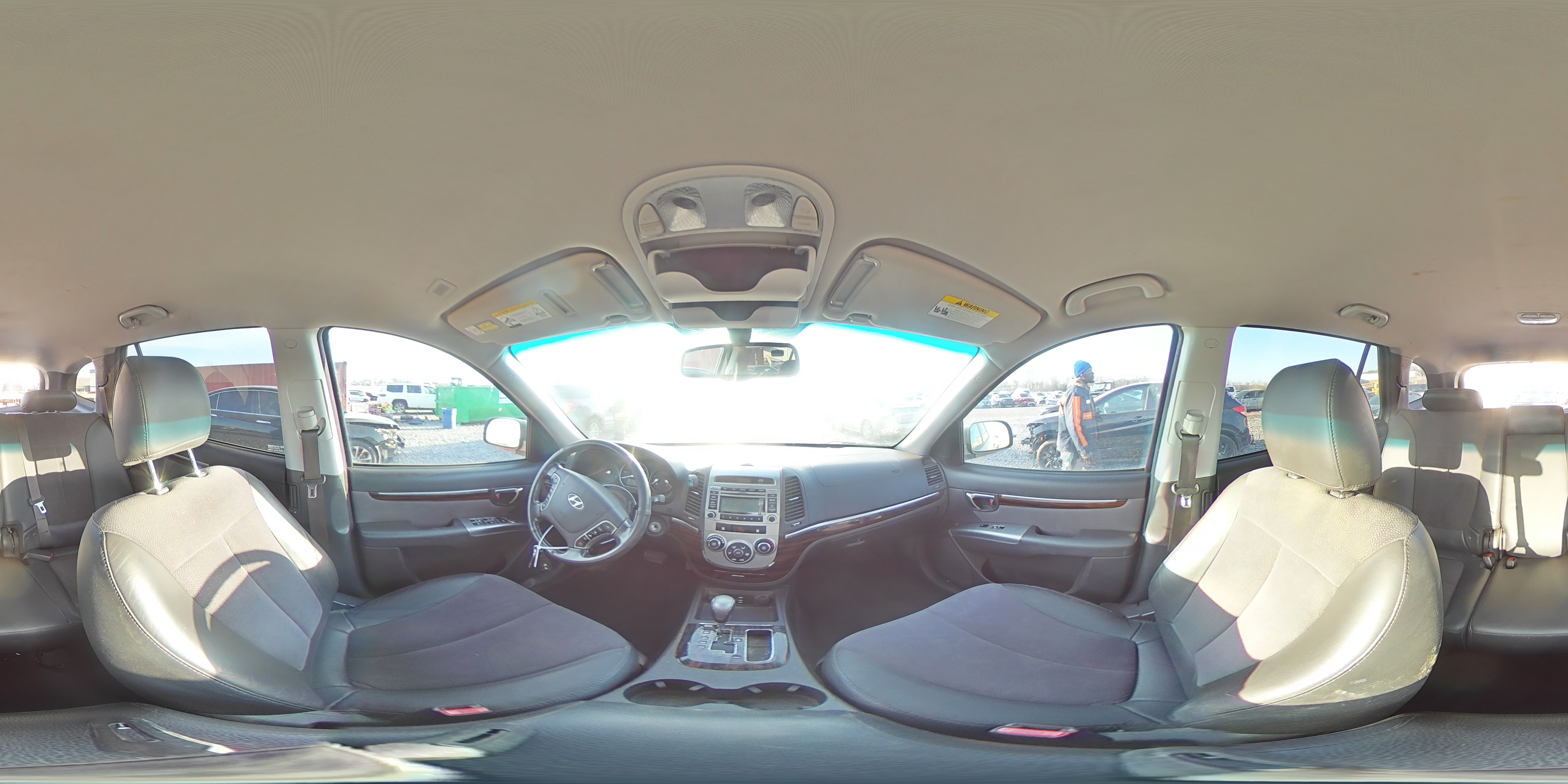 2012 Hyundai Santa Fe VIN 5XYZH4AG5CG145844 Copart auction photo, rear end damage thumbnail 15