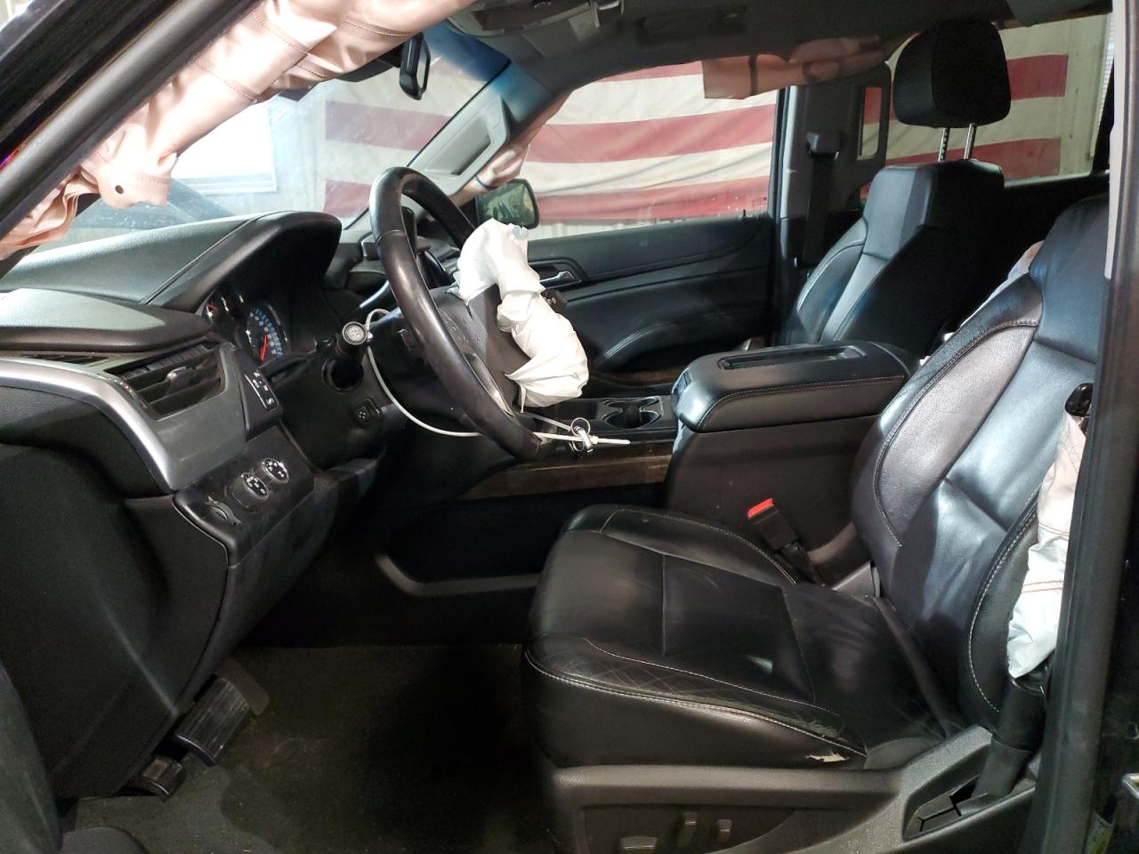 2015 Chevrolet Tahoe VIN 1GNSKBKC9FR585792 Copart auction photo, all over damage thumbnail 7