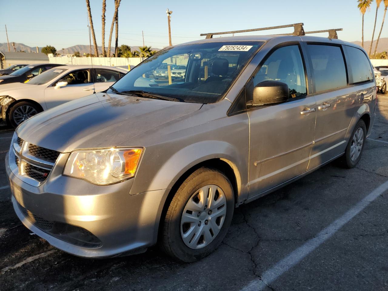 2016 Dodge Caravan VIN 2C4RDGBG5GR194880