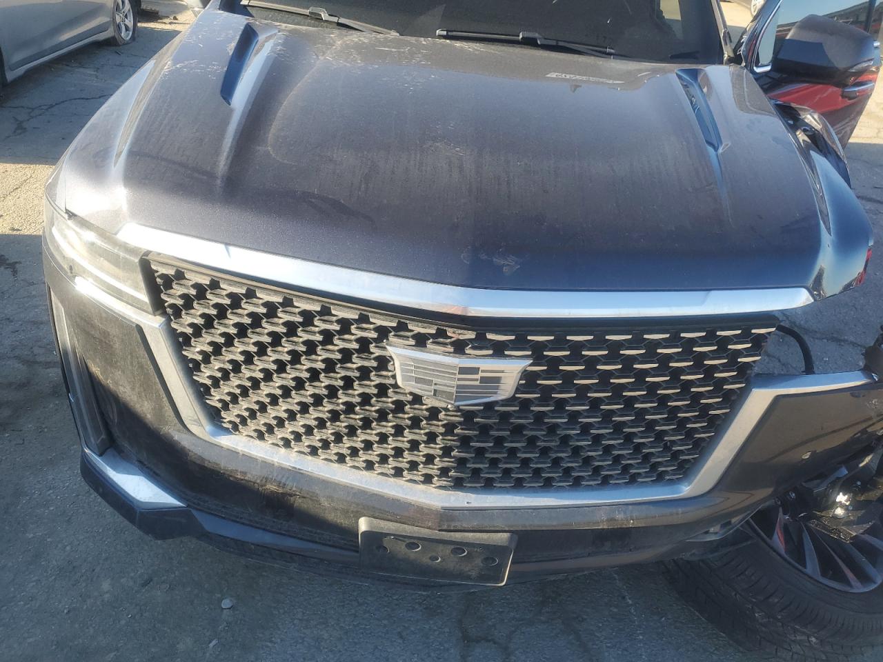 2022 Cadillac Escalade VIN 1GYS4BKLXNR289031 Copart auction photo, front end damage thumbnail 12