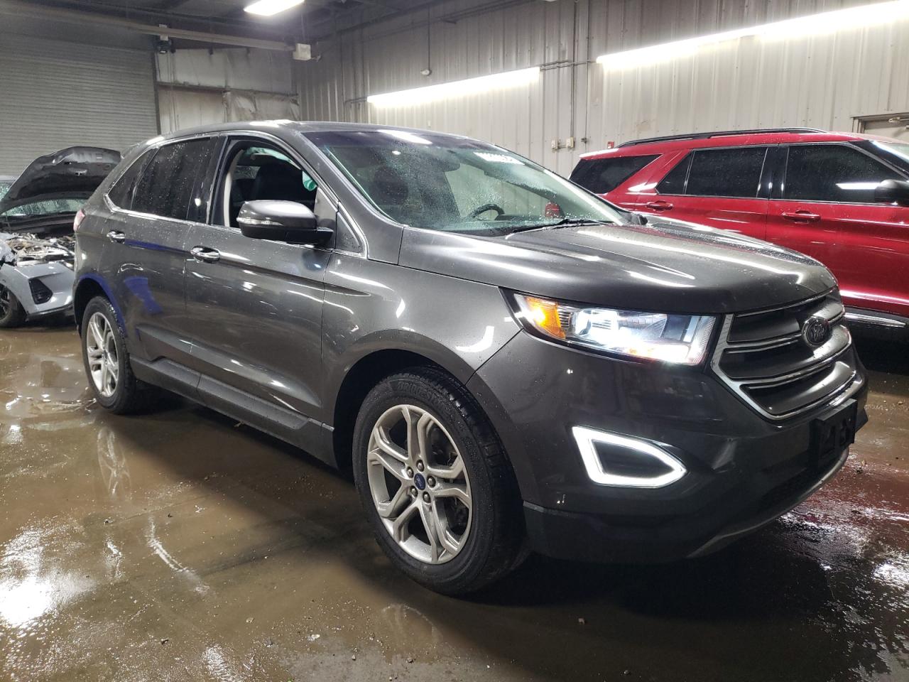 2018 Ford Edge VIN 2FMPK4K99JBB44783 Copart auction photo, rear end / side damage thumbnail 4