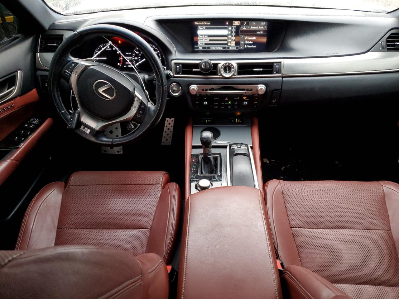 2015 Lexus GS VIN JTHCE1BL3FA007540 Copart auction photo, front end / rear end damage thumbnail 8