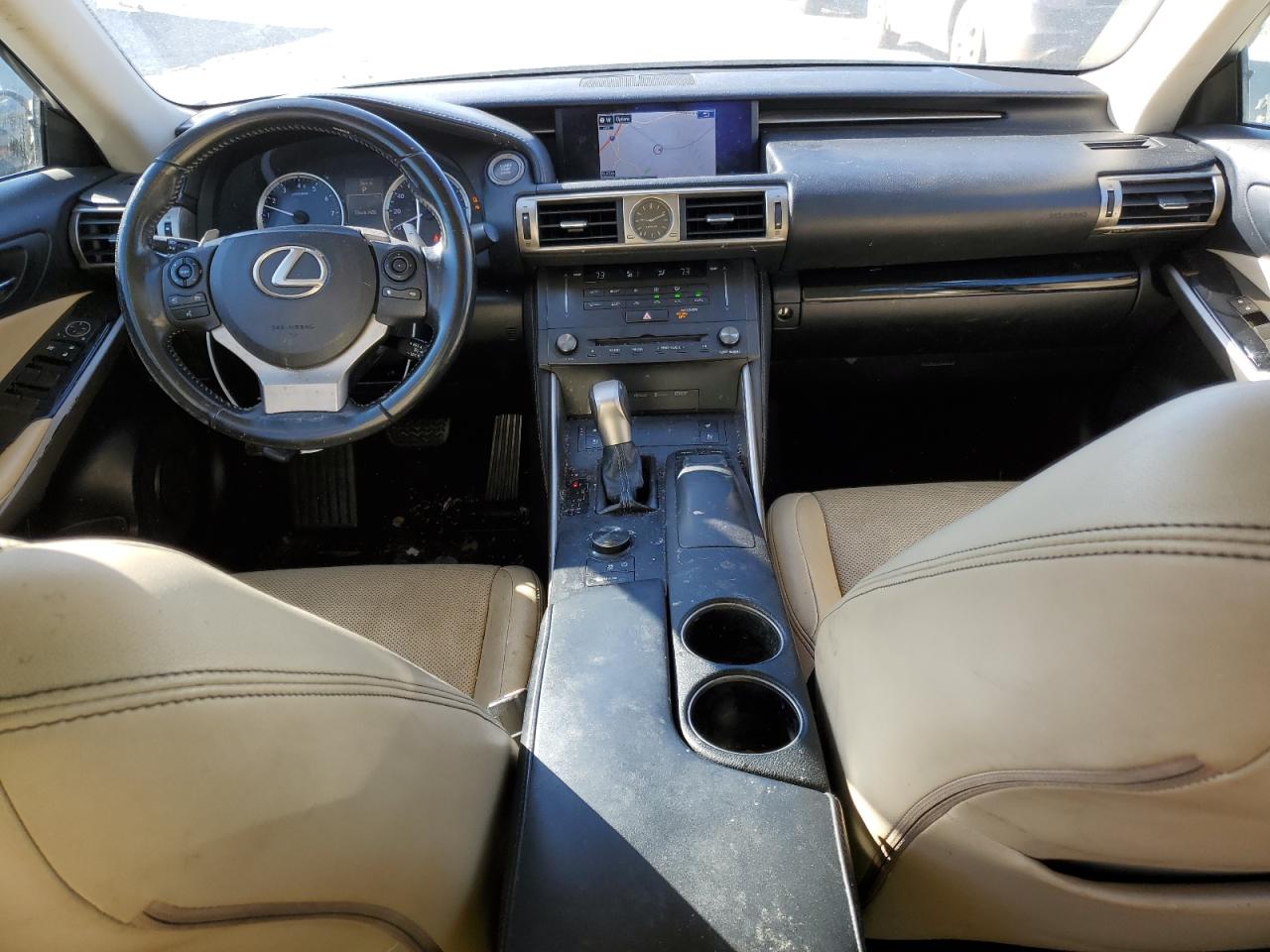 2015 Lexus IS VIN JTHBF1D25F5056552 Copart auction photo, front end / rear end damage thumbnail 8