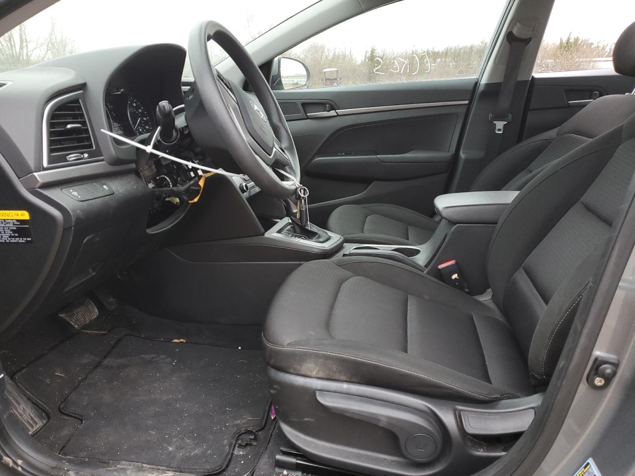 2018 Hyundai Elantra VIN KMHD74LFXJU453147 Copart auction photo, vandalism damage thumbnail 7