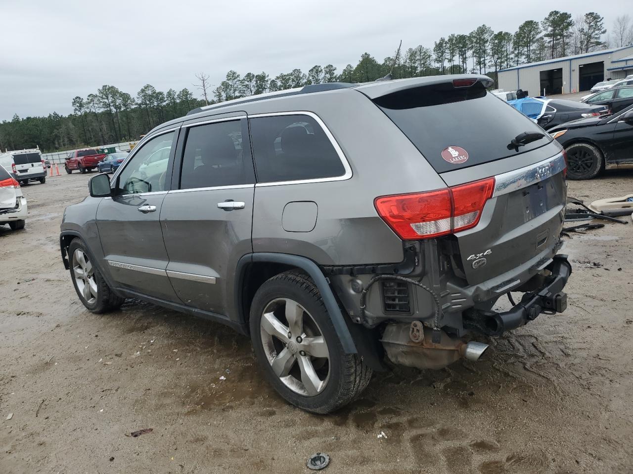 2013 Jeep Grand Cherokee VIN 1C4RJFCT7DC522416 Copart auction photo, front end damage thumbnail 2