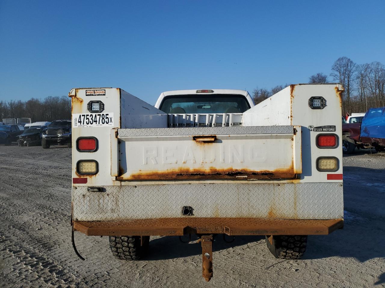 2008 Ford F350 VIN 1FDWF35598ED37369 Copart auction photo, front end / side damage thumbnail 10