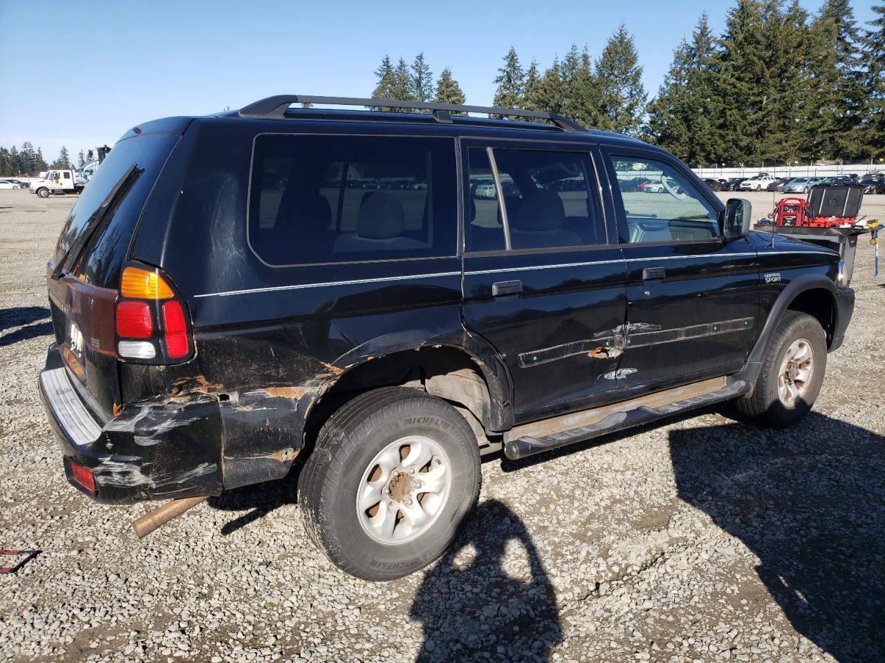 2003 Mitsubishi Montero VIN JA4LS21H23J001084 Copart auction photo, side / rear end damage thumbnail 3
