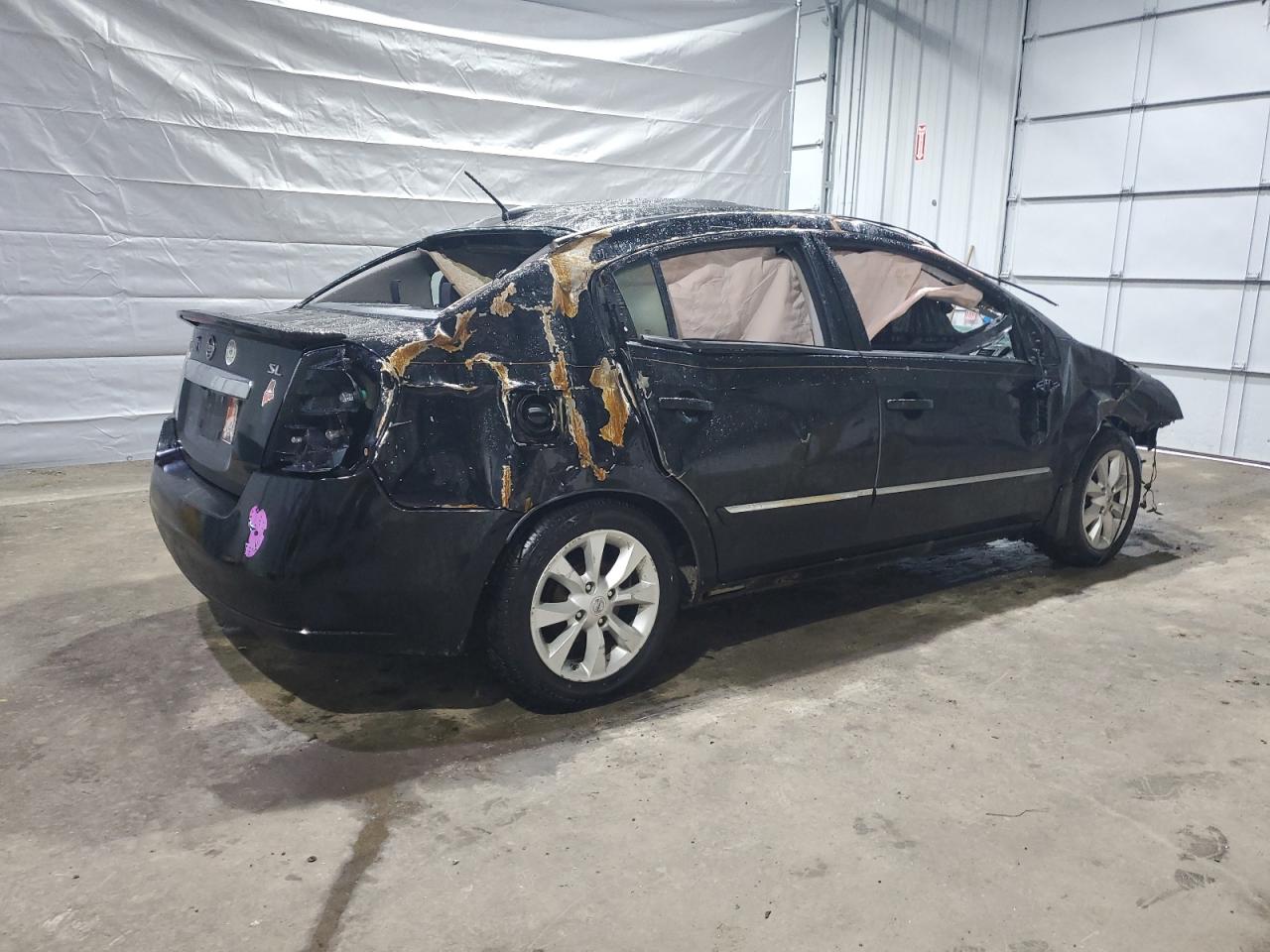 2012 Nissan Sentra VIN 3N1AB6AP5CL783551 Copart auction photo, all over damage thumbnail 3