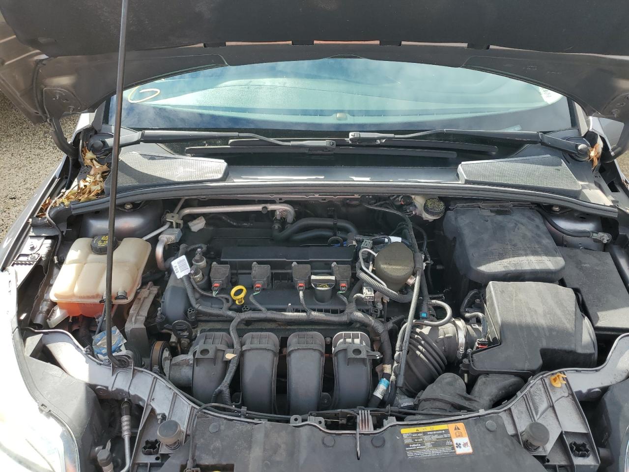 2014 Ford Focus VIN 1FADP3F29EL178766 Copart auction photo, water/flood damage thumbnail 11