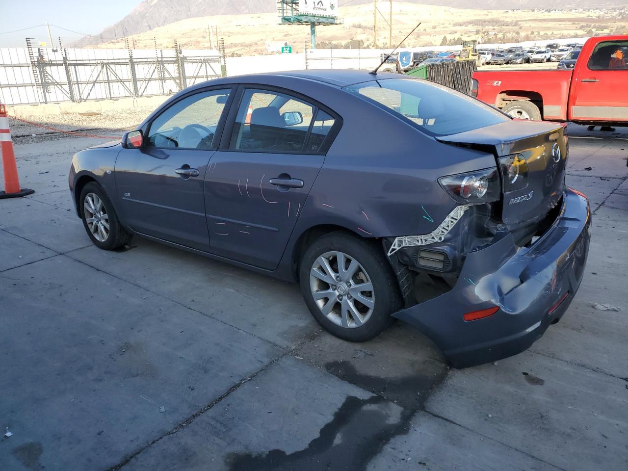2009 Mazda 3 VIN JM1BK323191237583 Copart auction photo, rear end damage thumbnail 2