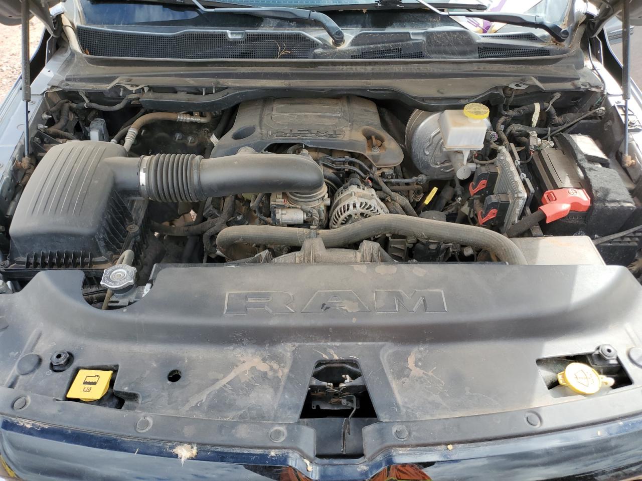 2021 RAM 1500 VIN 1C6SRFFT2MN512202 Copart auction photo, undercarriage / front end damage thumbnail 12