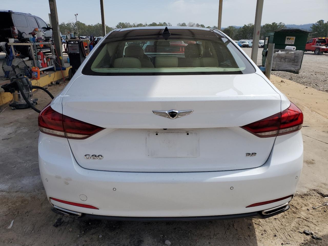 2017 Genesis G80 VIN KMHGN4JEXHU181092 Copart auction photo, front end damage thumbnail 6