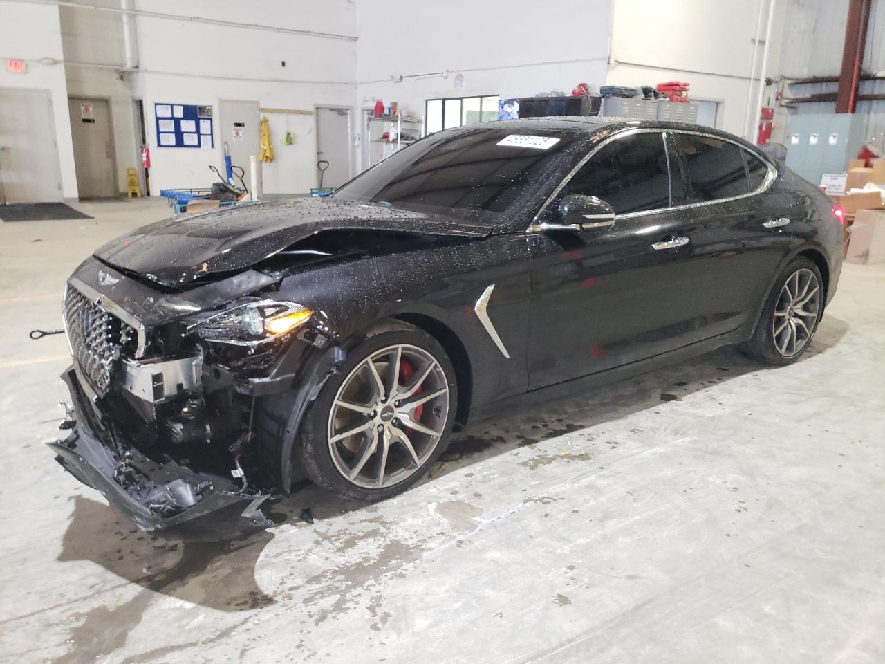 2019 Genesis G70 VIN KMTG34LE1KU019917 - Copart auction photo