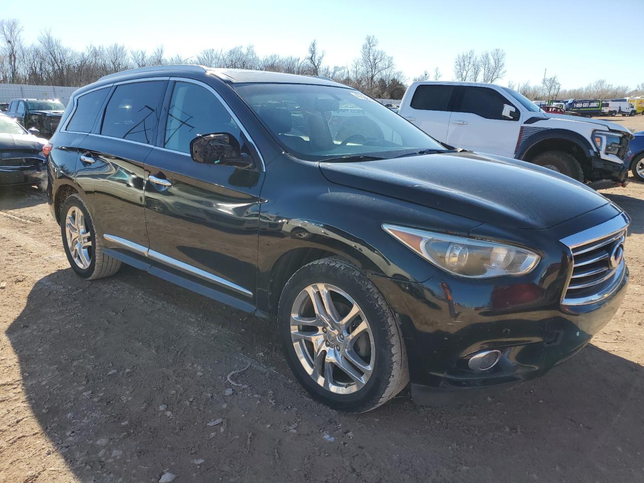 2013 Infiniti JX VIN 5N1AL0MN0DC302406 Copart auction photo, hail / minor dent/scratches damage thumbnail 4