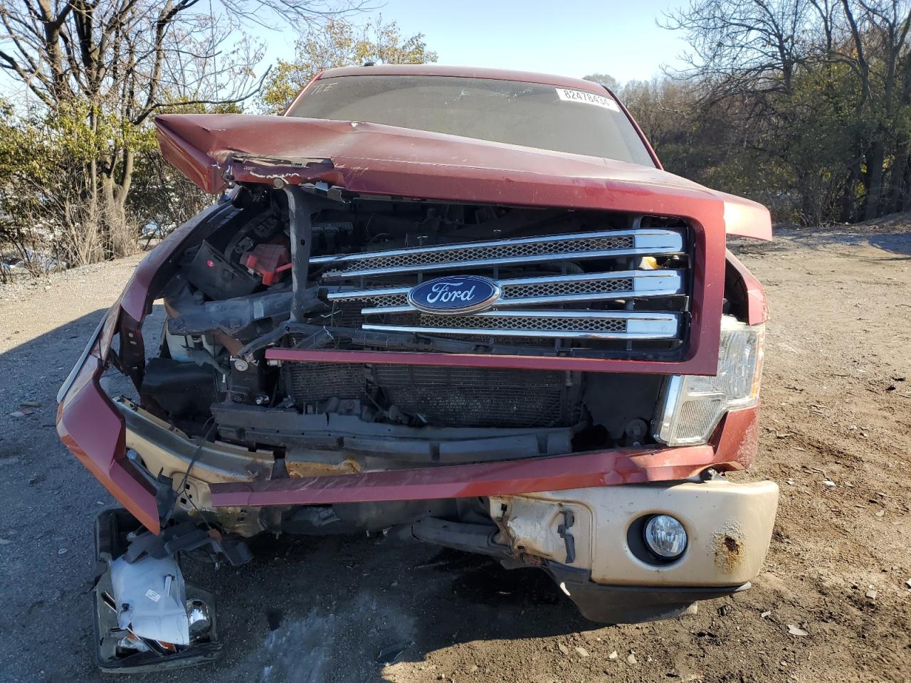 2014 Ford F-150 VIN 1FTFW1EF5EKE18223 Copart auction photo, front end / all over damage thumbnail 5
