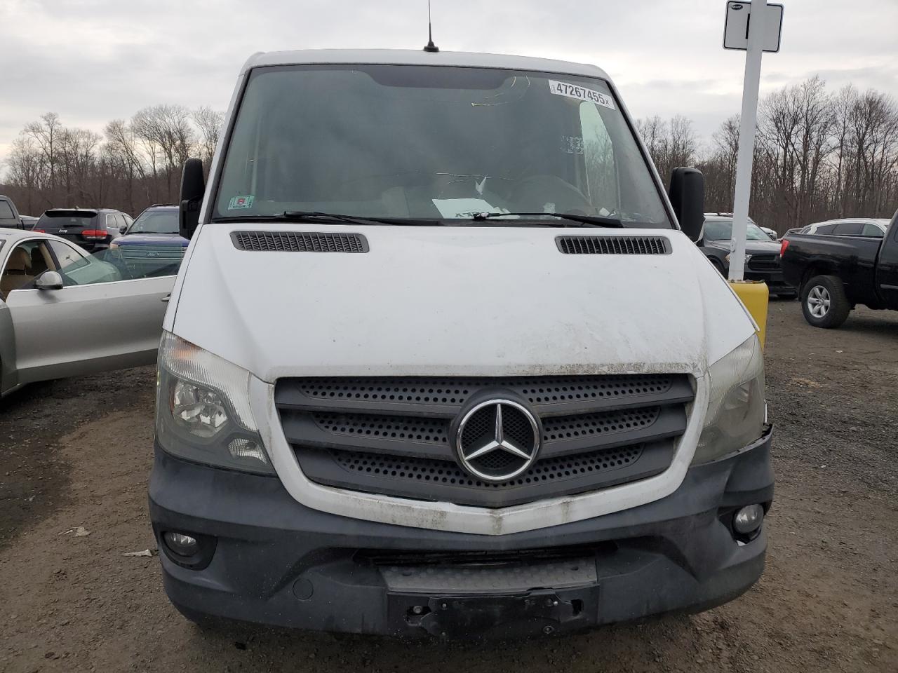 2017 Mercedes-Benz Sprinter VIN WD3PE7CD7HP533306 Copart auction photo, side / minor dent/scratches damage thumbnail 5
