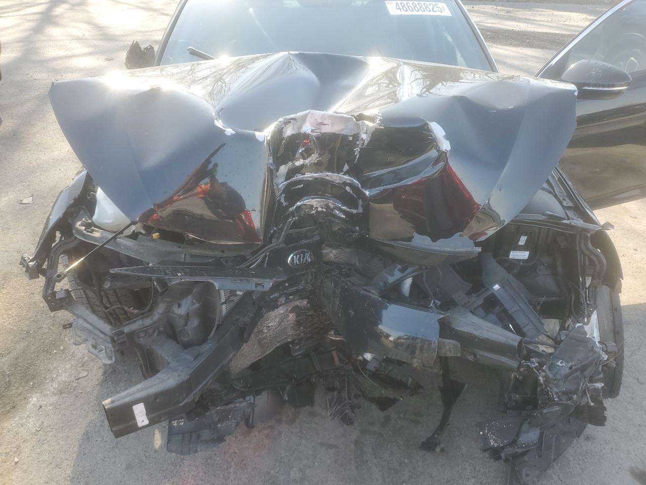 2015 KIA Optima VIN 5XXGN4A72FG396250 Copart auction photo, front end / side damage thumbnail 12