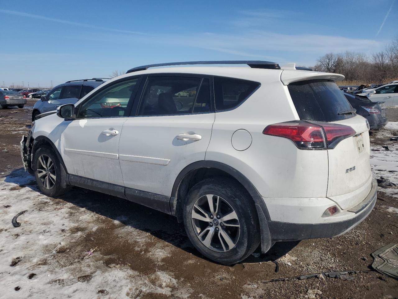 2018 Toyota RAV 4 VIN JTMRFREV9JJ734355 Copart auction photo, front end damage thumbnail 2