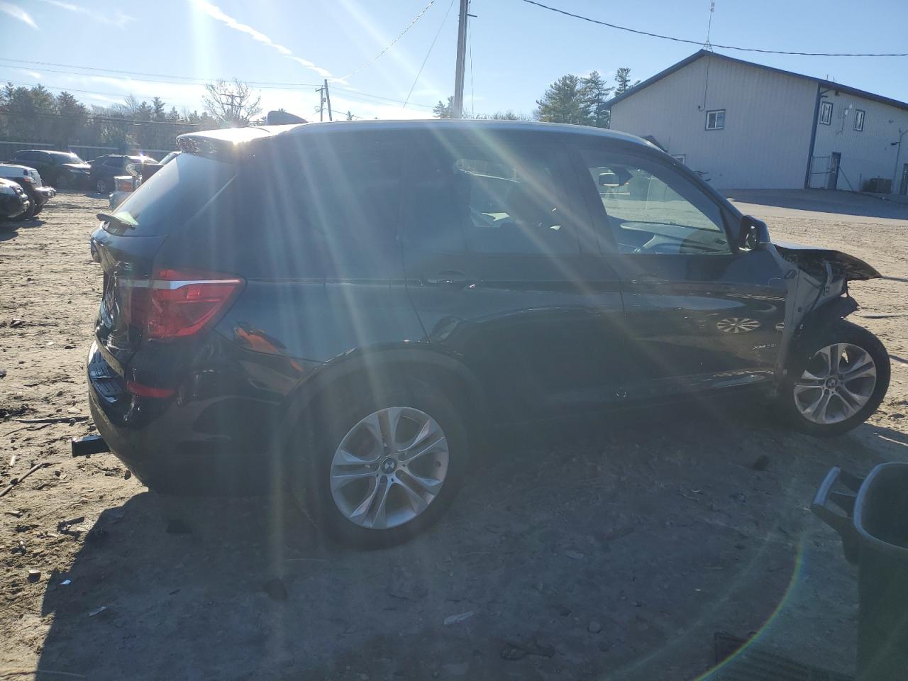 2017 BMW X3 VIN 5UXWX7C57H0U40488 Copart auction photo, front end / minor dent/scratches damage thumbnail 3