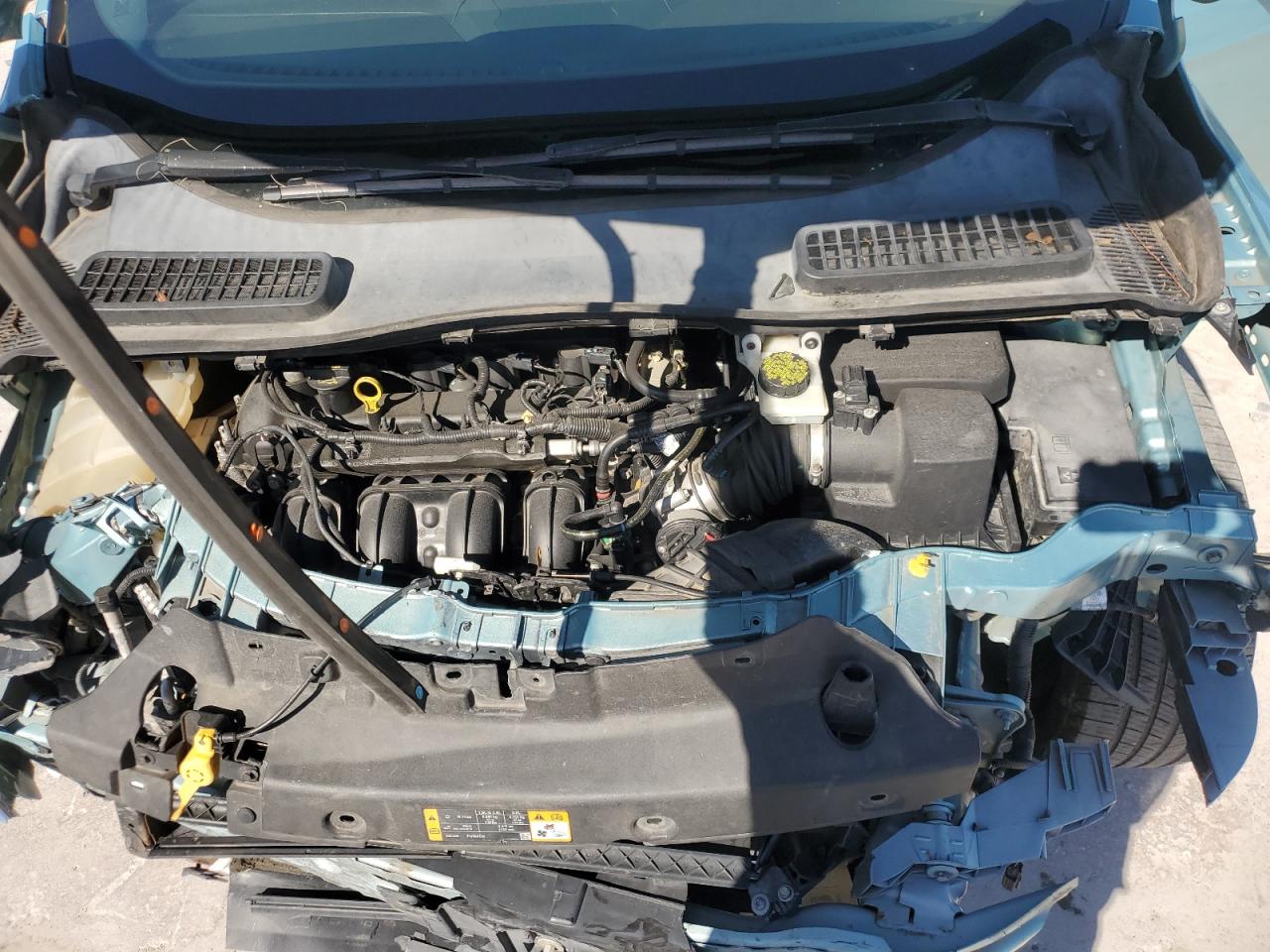 2013 Ford Escape VIN 1FMCU0F72DUA70535 Copart auction photo, front end damage thumbnail 14