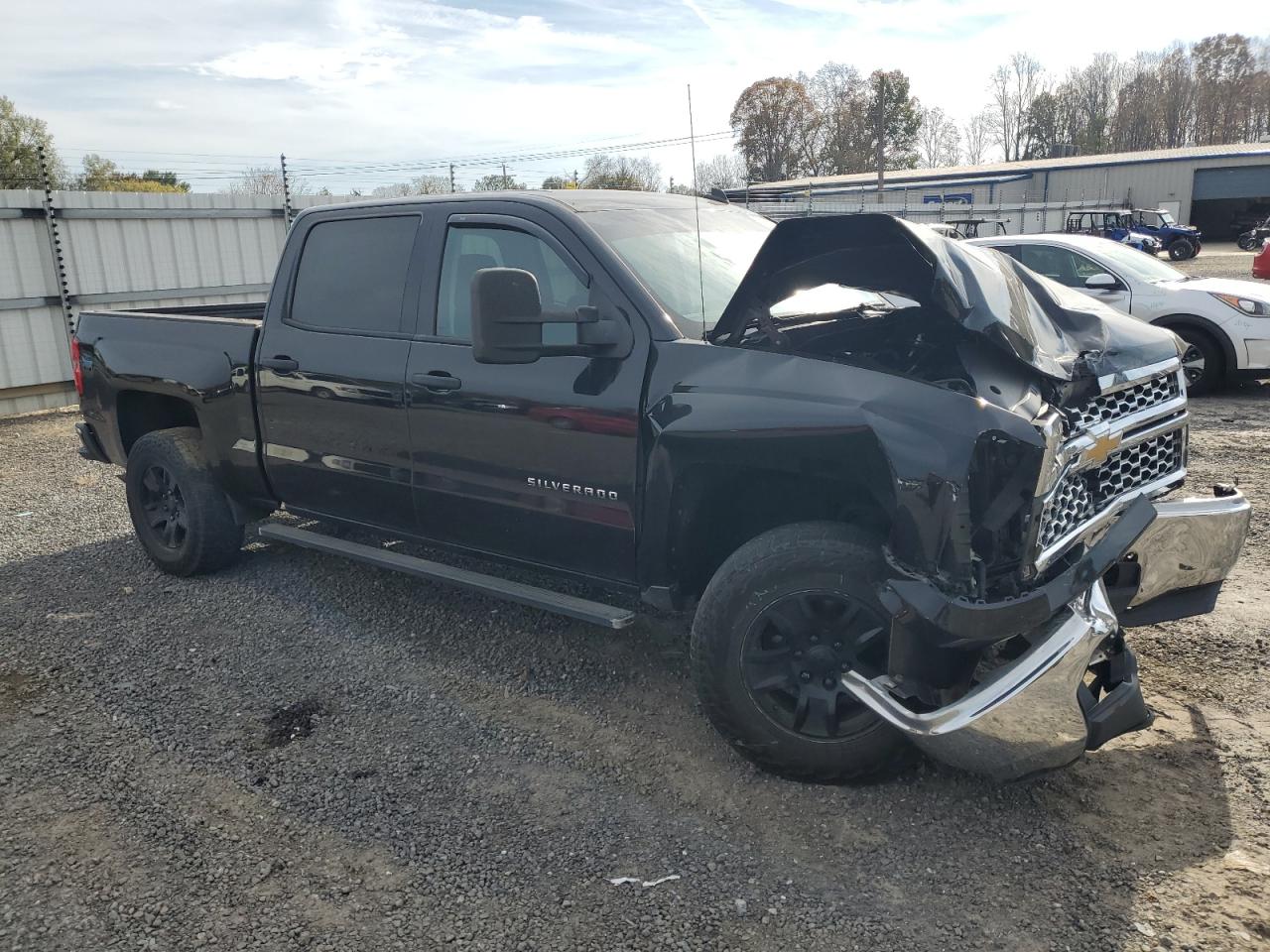 2014 Chevrolet Silverado VIN 3GCUKREC8EG511977 Copart auction photo, front end damage thumbnail 4