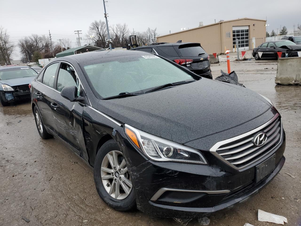 2016 Hyundai Sonata VIN 5NPE24AF8GH341377 Copart auction photo, side damage thumbnail 4
