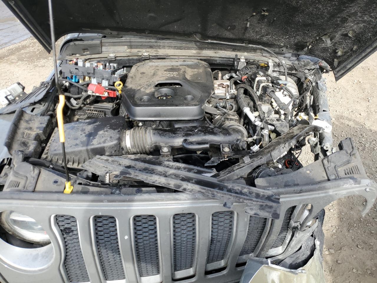 2019 Jeep Wrangler VIN 1C4HJXEN9KW519593 Copart auction photo, all over damage thumbnail 11