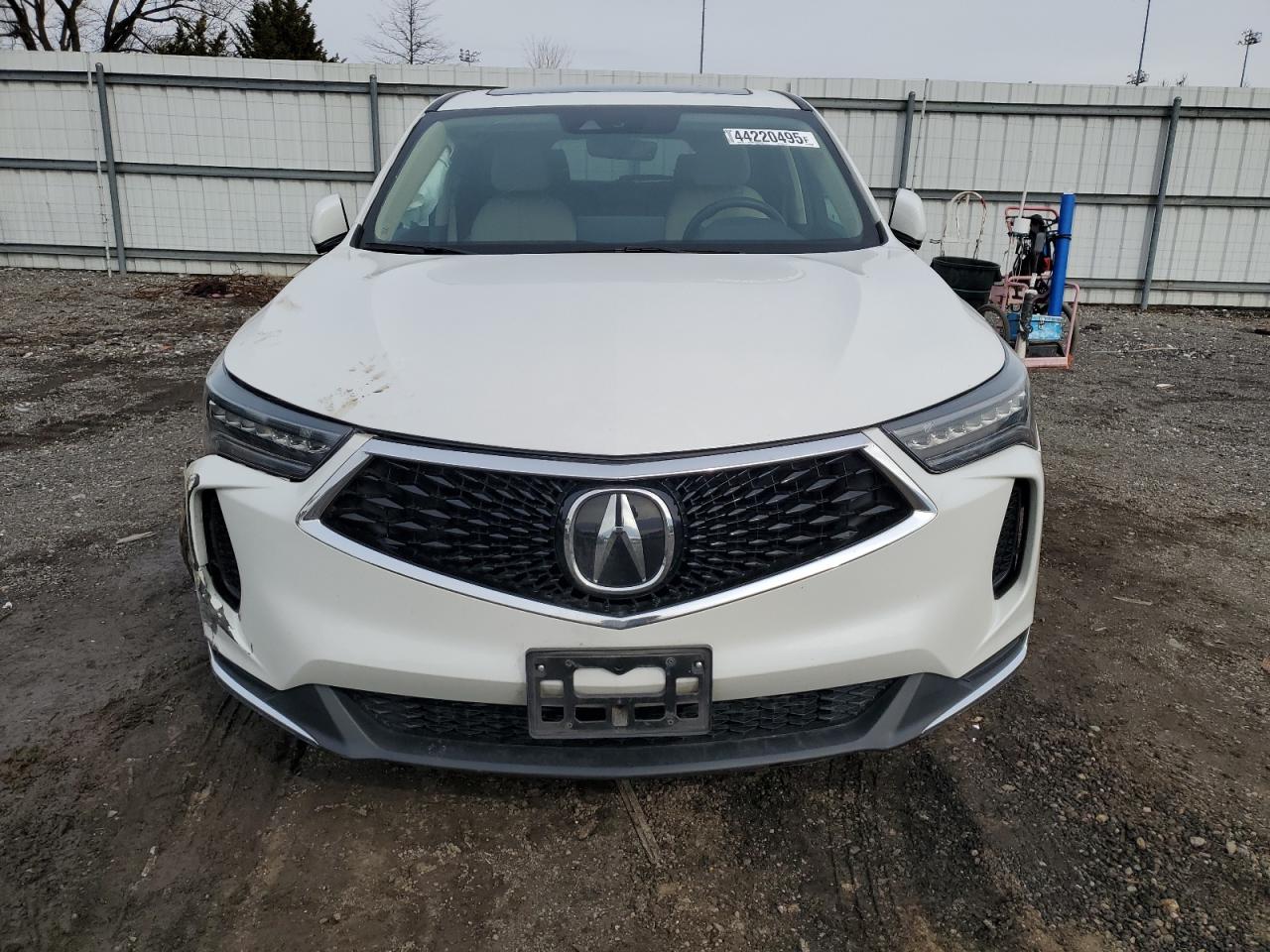 2022 Acura RDX VIN 5J8TC2H34NL015090 Copart auction photo, side / undercarriage damage thumbnail 5