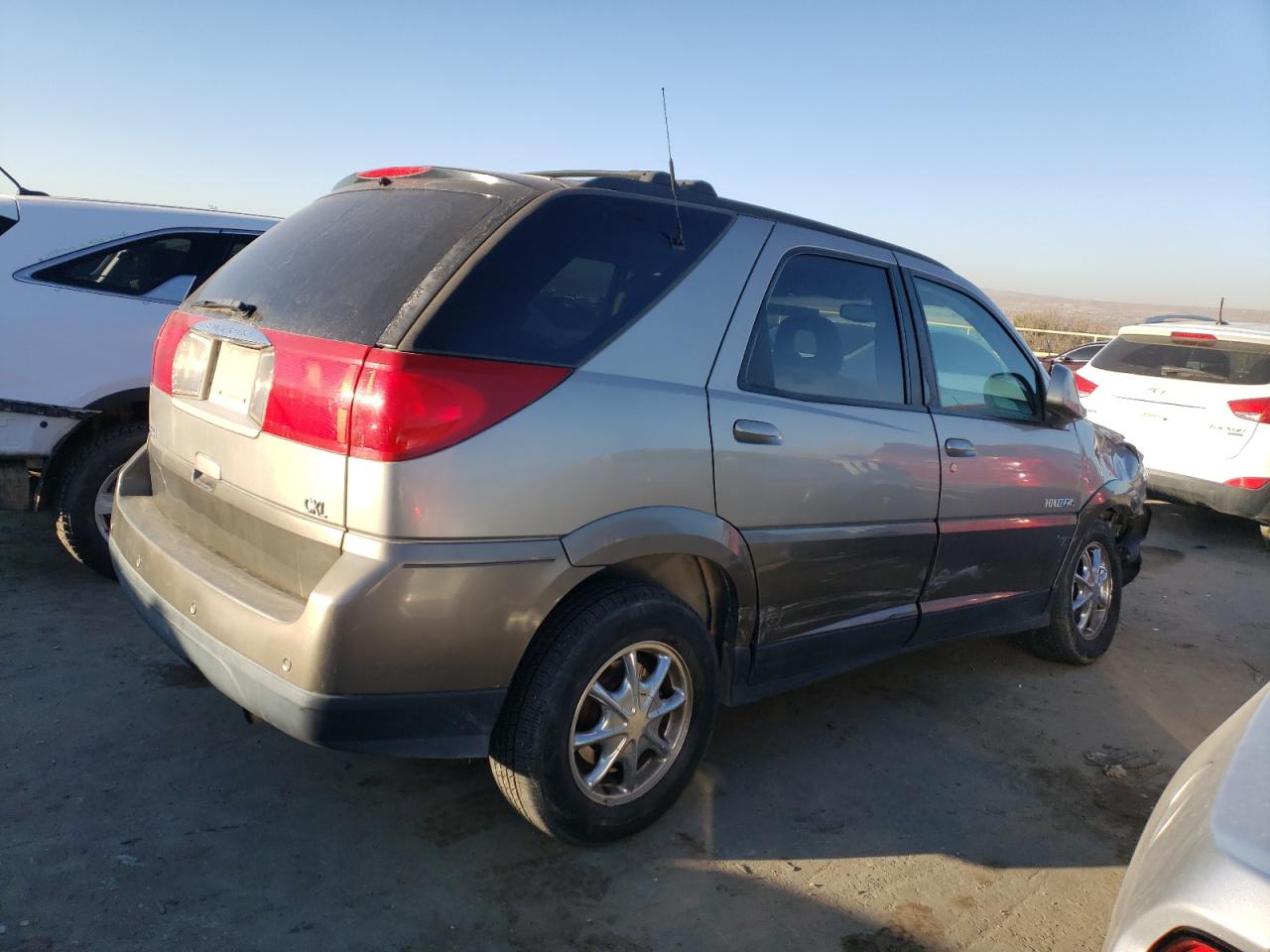 2002 Buick Rendezvous VIN 3G5DB03E42S518439 Copart auction photo, side / front end damage thumbnail 3