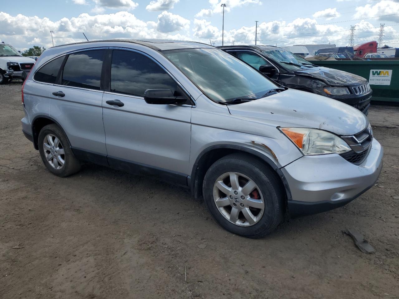 2010 Honda CR-V VIN 5J6RE3H59AL039531 Copart auction photo, mechanical / side damage thumbnail 4