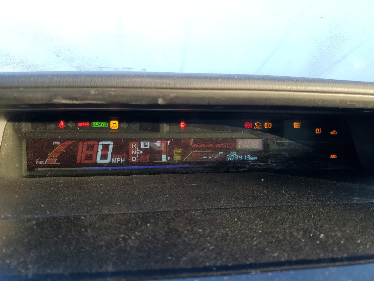 2012 Toyota Prius VIN JTDZN3EUXC3184453 Copart auction photo, vandalism damage thumbnail 9