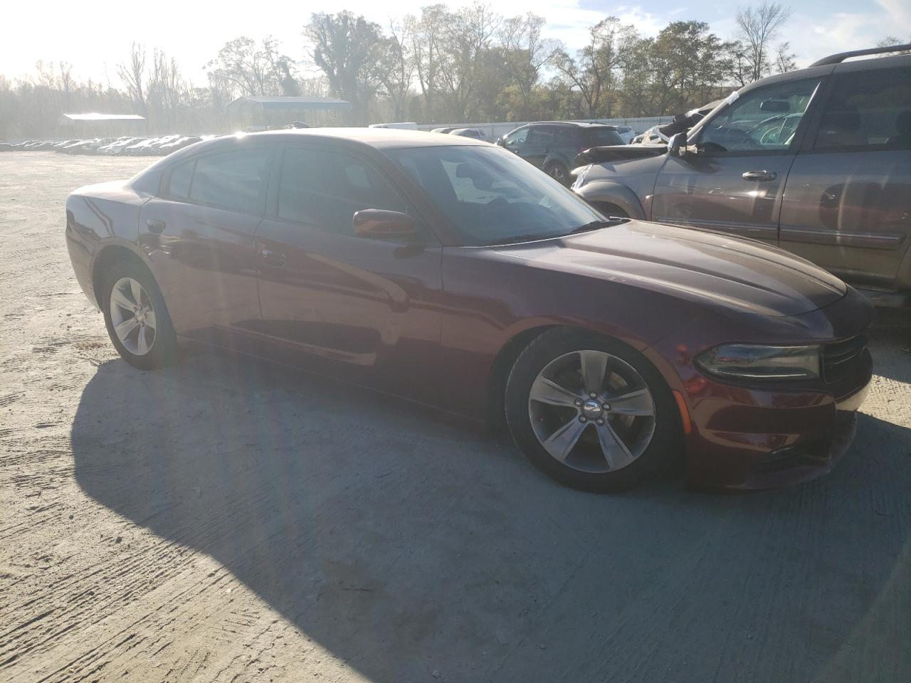 2017 Dodge Charger VIN 2C3CDXHG8HH518526 Copart auction photo, front end / side damage thumbnail 4