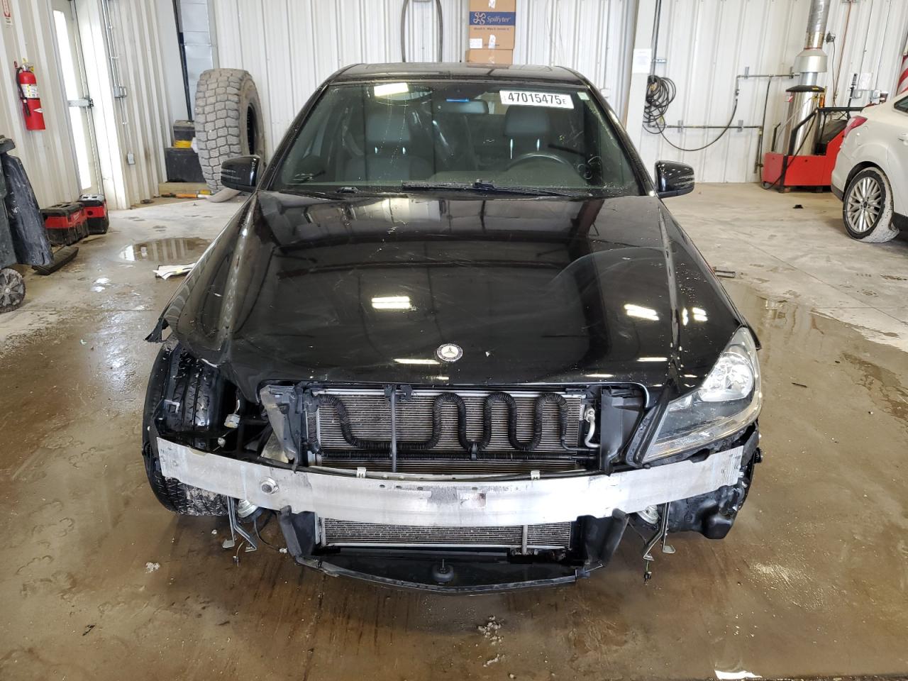 2013 Mercedes-Benz C-klasse VIN WDDGF8AB0DA842032 Copart auction photo, front end damage thumbnail 5