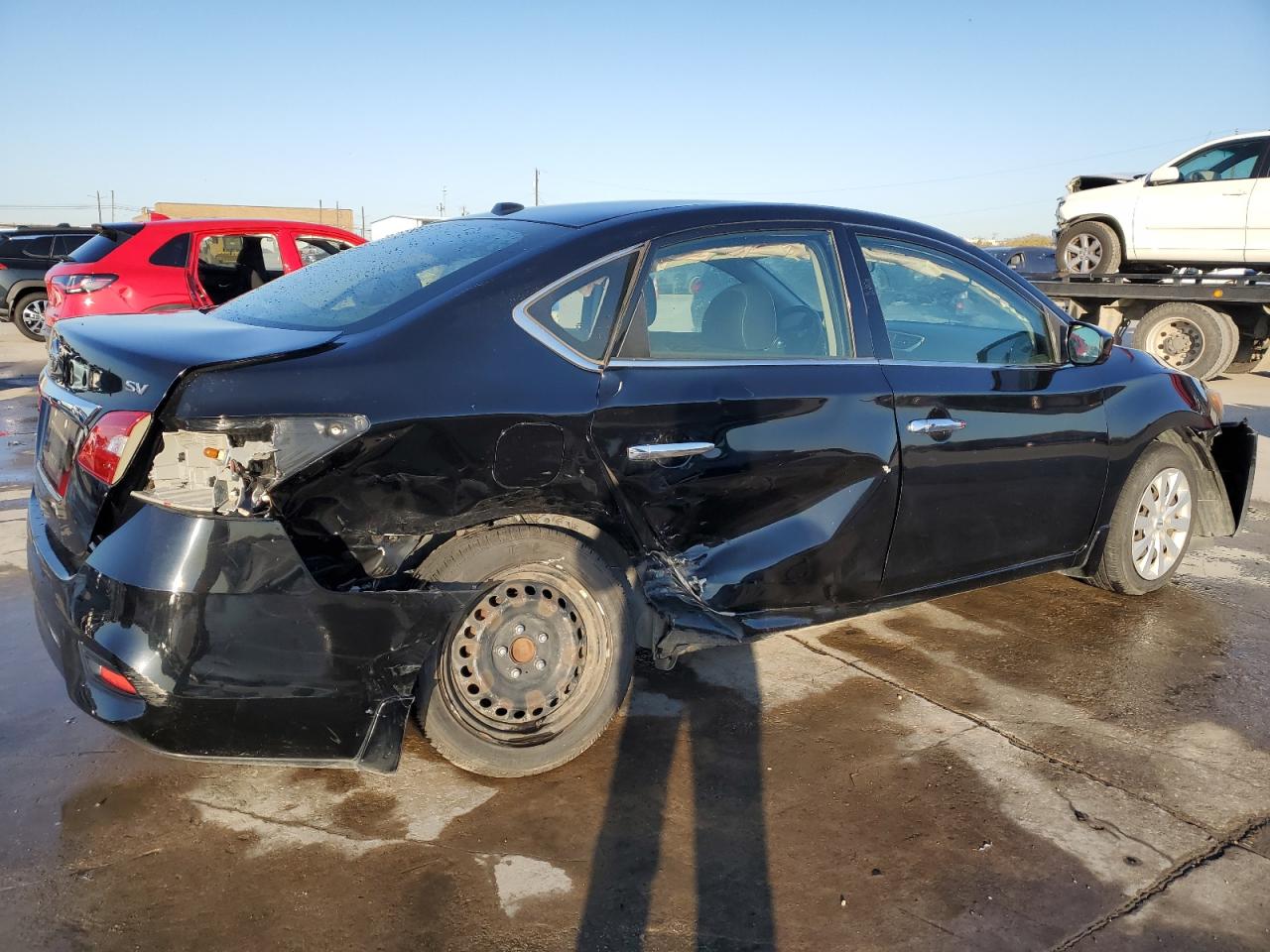 2017 Nissan Sentra VIN 3N1AB7AP1HY228371 Copart auction photo, side / undercarriage damage thumbnail 3