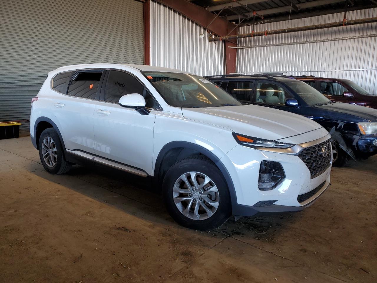 2019 Hyundai Santa Fe VIN 5NMS23AD3KH102465 Copart auction photo, rear end damage thumbnail 4
