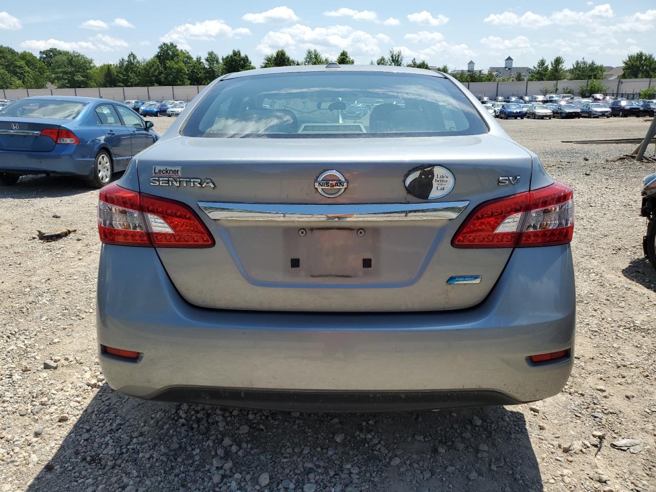 2014 Nissan Sentra VIN 3N1AB7AP9EY305693 Copart auction photo, front end / minor dent/scratches damage thumbnail 6