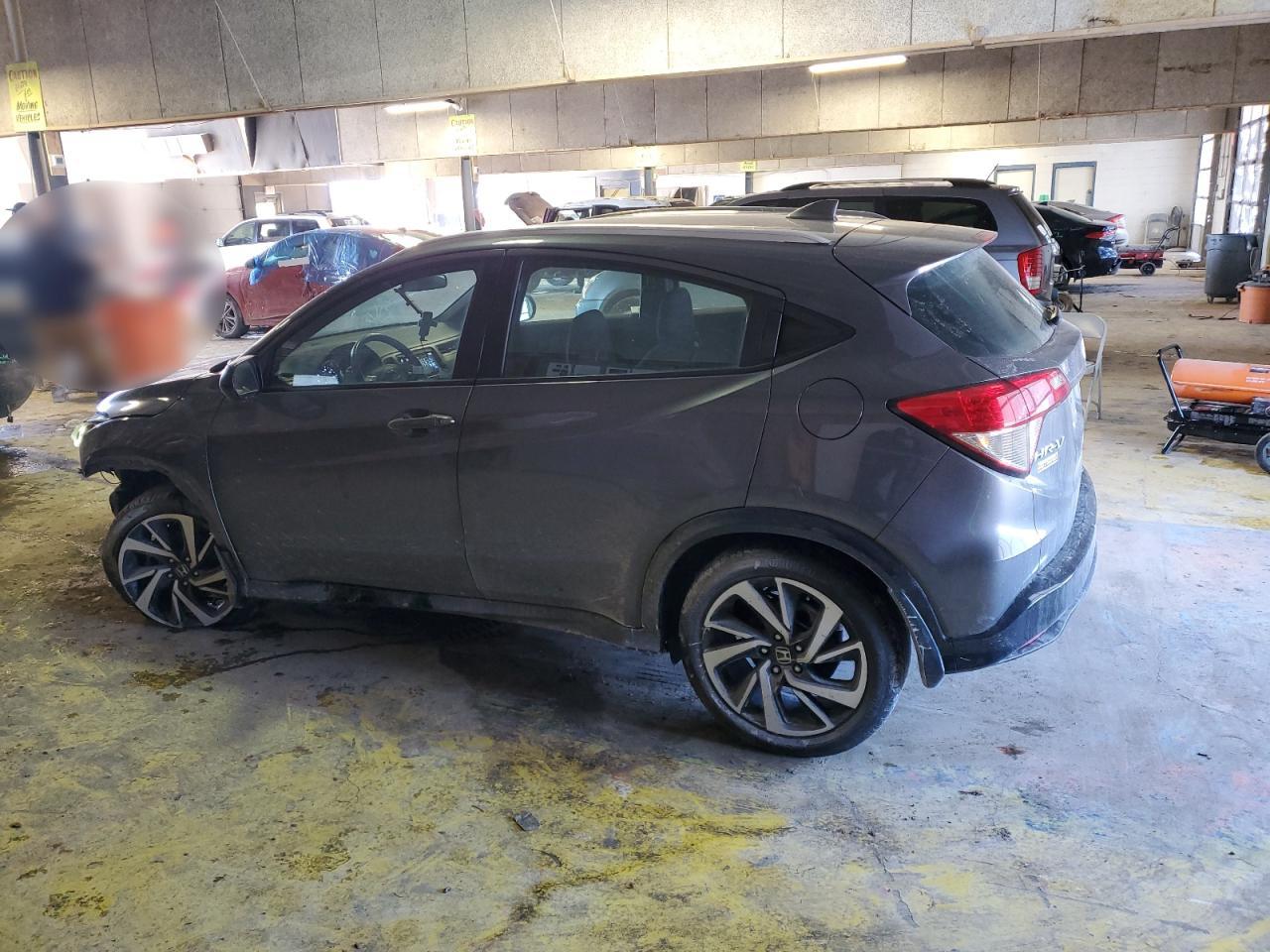 2020 Honda HR-V VIN 3CZRU6H19LG701321 Copart auction photo, front end / undercarriage damage thumbnail 2