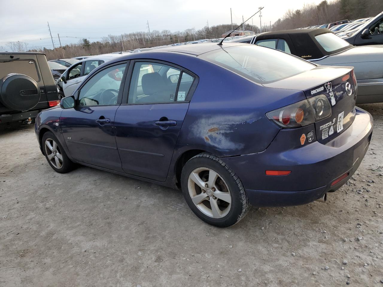 2005 Mazda 3 VIN JM1BK323451250404 Copart auction photo, side damage thumbnail 2