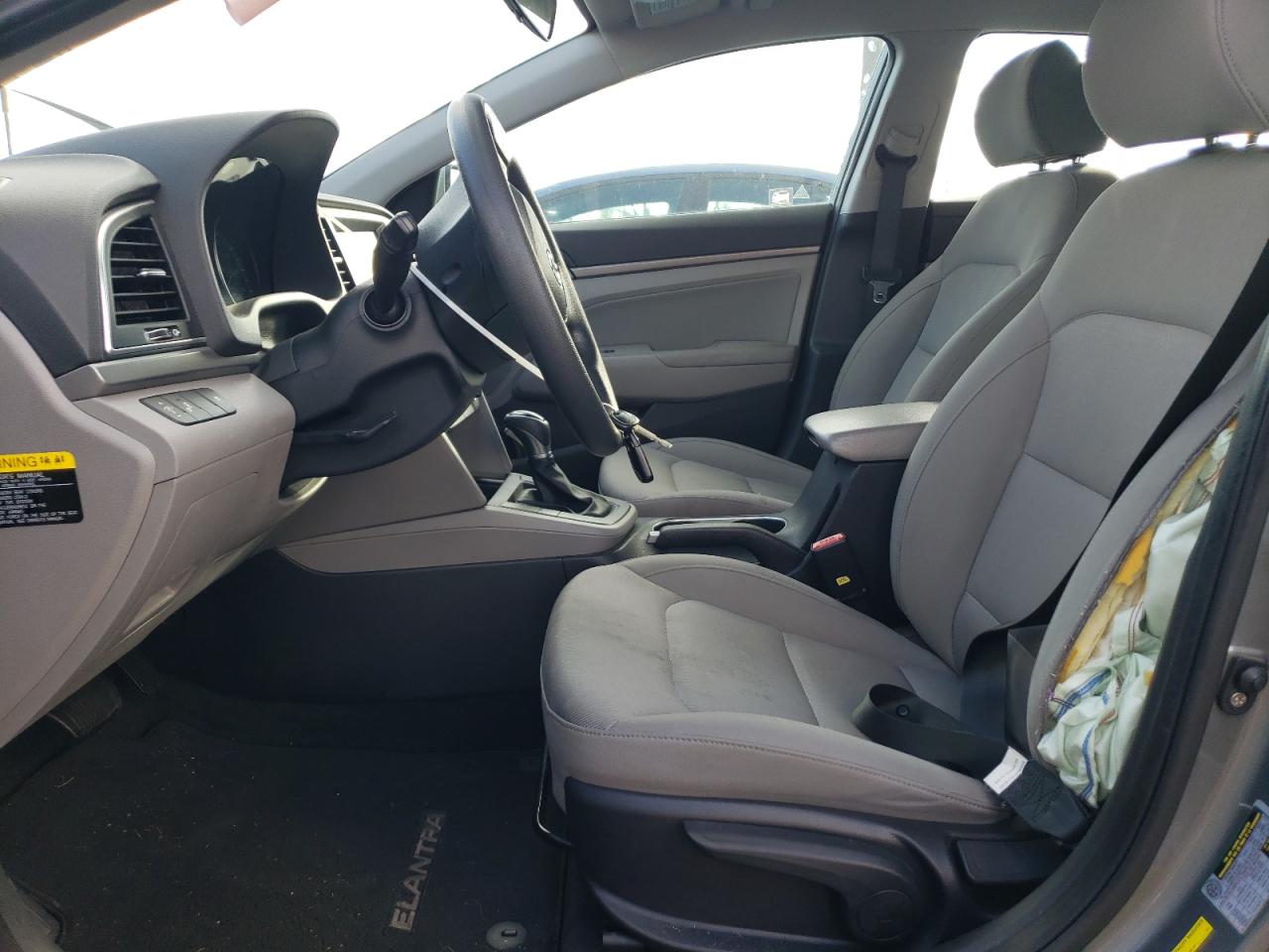 2018 Hyundai Elantra VIN KMHD84LF1JU450974 Copart auction photo, front end / mechanical damage thumbnail 7