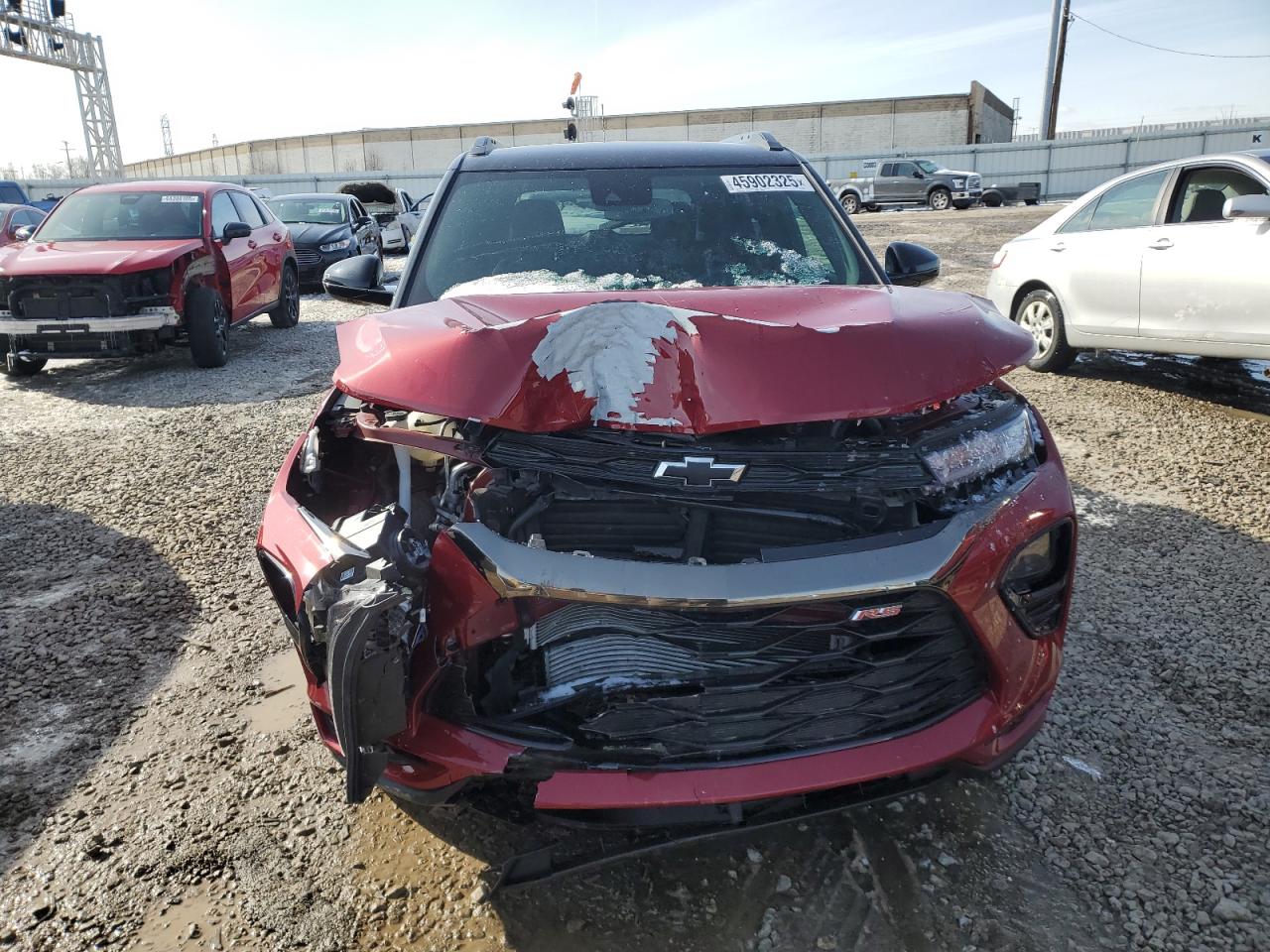 2021 Chevrolet TrailBlazer VIN KL79MUSL0MB099601 Copart auction photo, front end damage thumbnail 5
