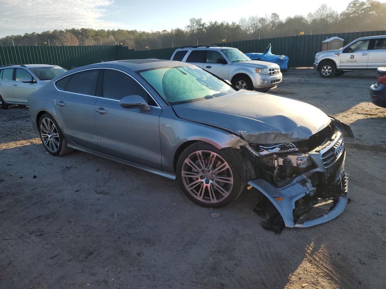 2014 Audi A7 VIN WAU2GAFC3EN080932 Copart auction photo, front end damage thumbnail 4